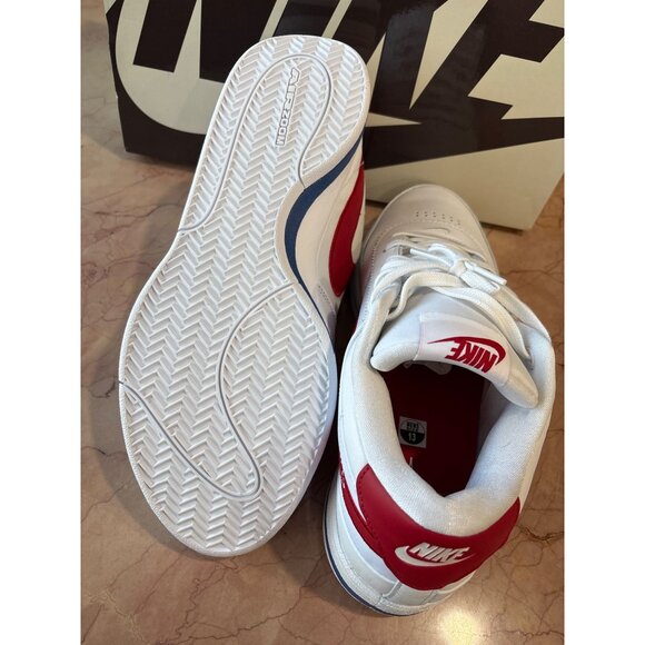 Nike Book 1 Forest Gump Cortez Sneakers White Varsity Red 13 New in Box Shoes - Picture 11 of 16